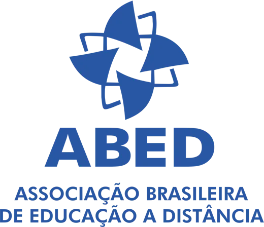 Logo da associação brasileira de educação a distância. Somos associados a ela.